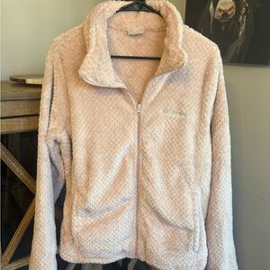 Columbia Soft Baby Pink Comfy Women's Zip Up Jacket